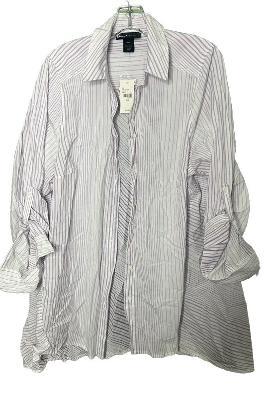 Lane Bryant Button Down Blouse Womens Plus Size 18/20