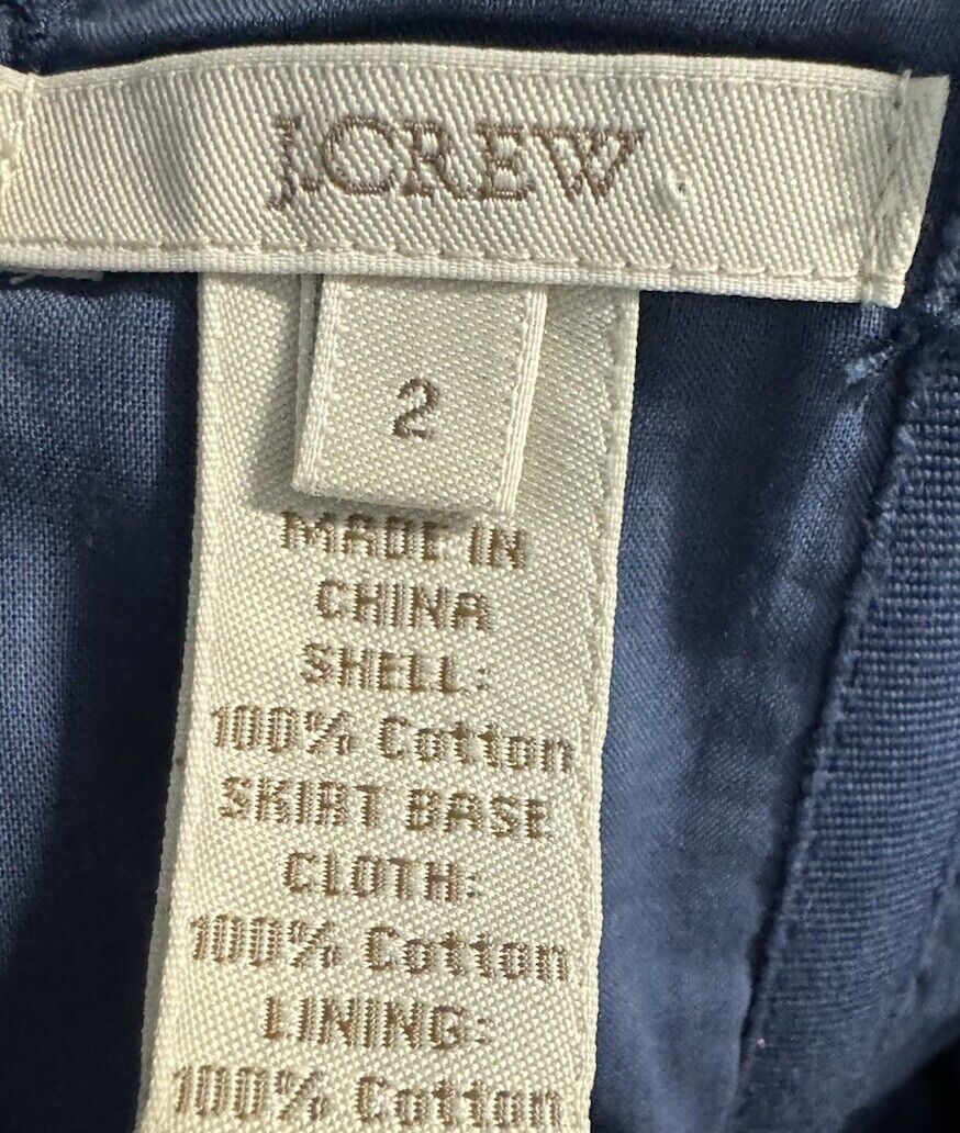 J. Crew Size 2 Dress Womens Sleeveless