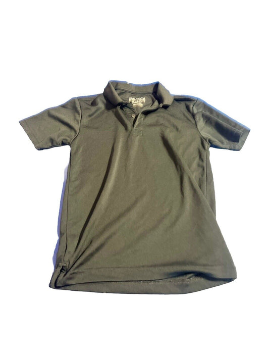 Nautica School Uniform M(10/12) Regular, Dark Gray Polo Shirt, Silk, Rare