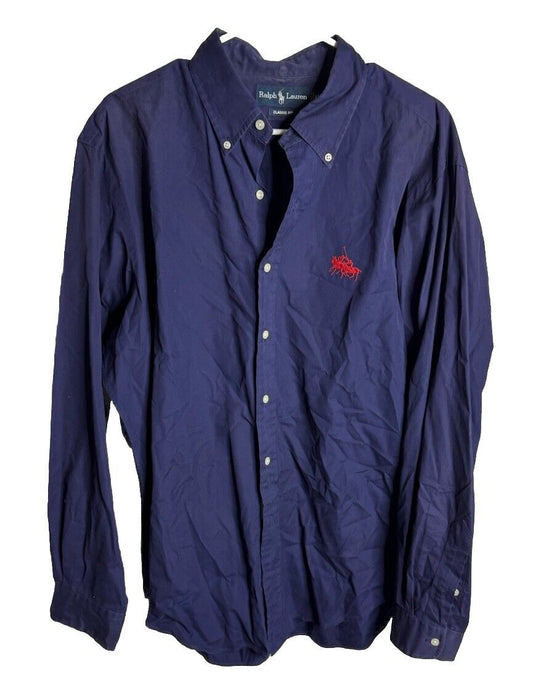 RALPH LAUREN Button Down Shirt Men's Size -XL Long Sleeve Cotton