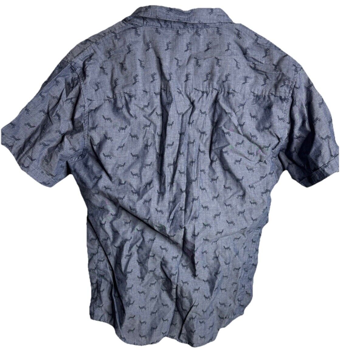 MB Michael Brandon Large Short Sleeve Button Up Shirt