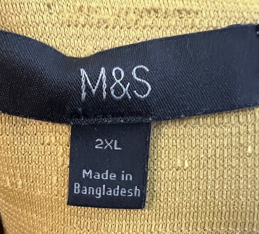 M&S COLLECTION Pure Cotton  Polo Shirt Size 2XL