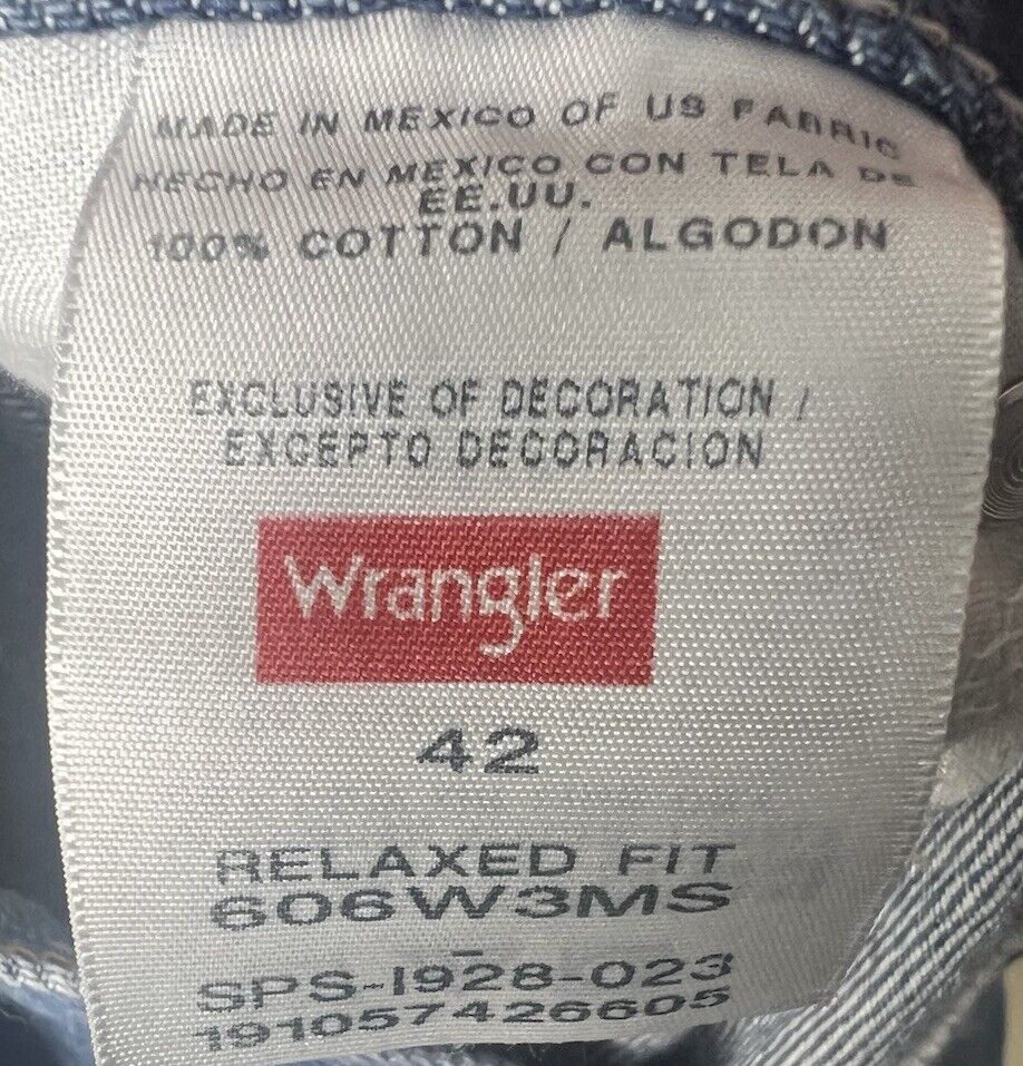 Wrangler  Mens Shorts Size 42 Medium Wash Denim