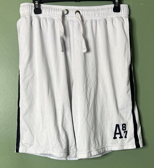 Mens Medium Aeropostale Mesh Activewear Basketball Shorts with Drawstring