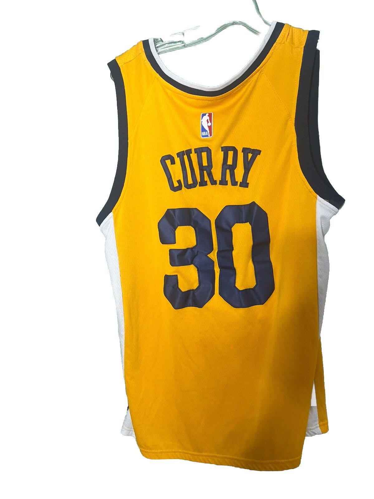 Nike Steph Curry Golden State Warriors "The Town" Jersey #30 Yellow 50
