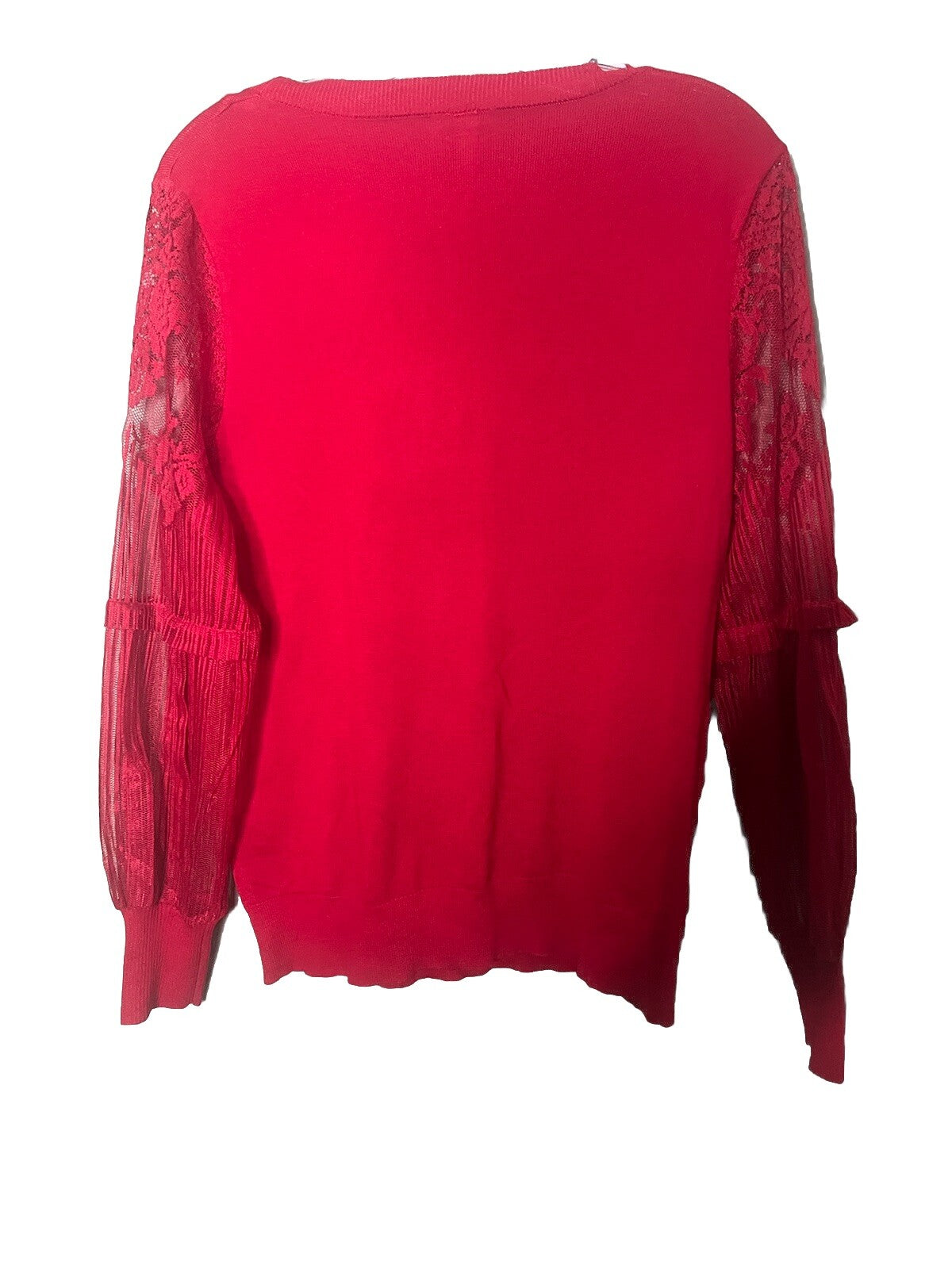NY Collection Womens Long Sleeve Shirt Size Small