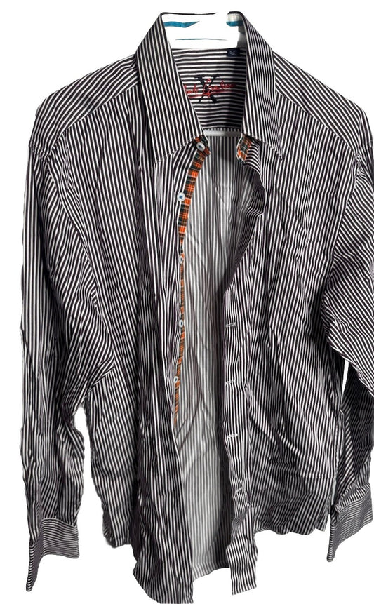 Robert Graham Long Sleeve Shirt Men's Button Down XL