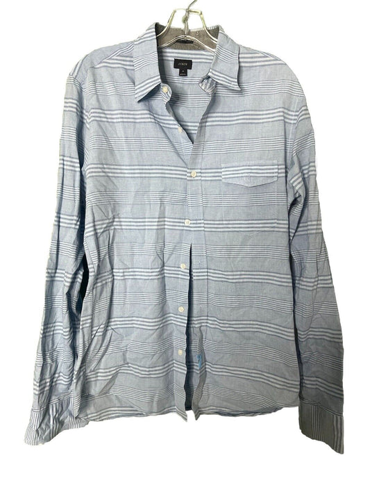 J Crew Mens Classic Flex Casual Long Sleeve Button Down Shirt M