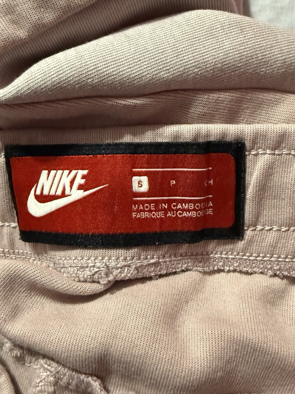 Nike Shorts Mens Small Light Pink Tech Pack Fleece 2.0 Slim Fit Tapered Men