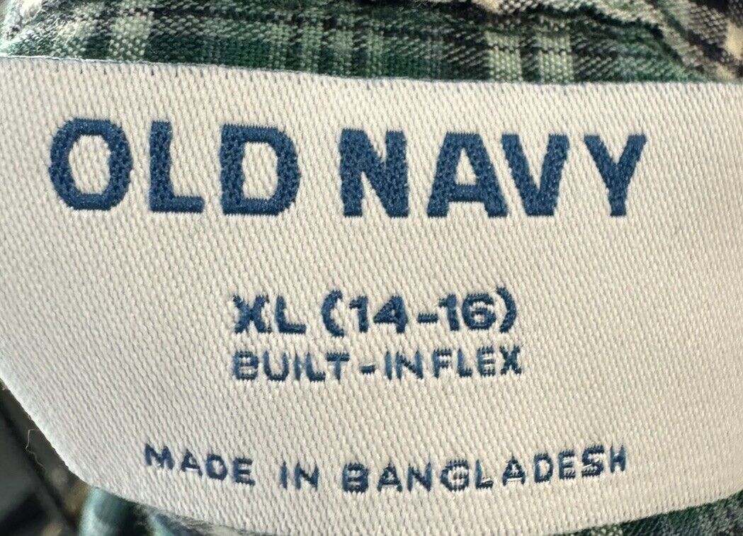 Old Navy: Boys XL (14-16) Long Sleeve Button Down Shirt