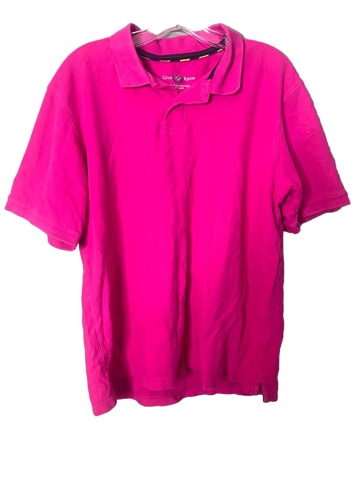 Vintage Club Room Polo Shirt Large Short Sleeve