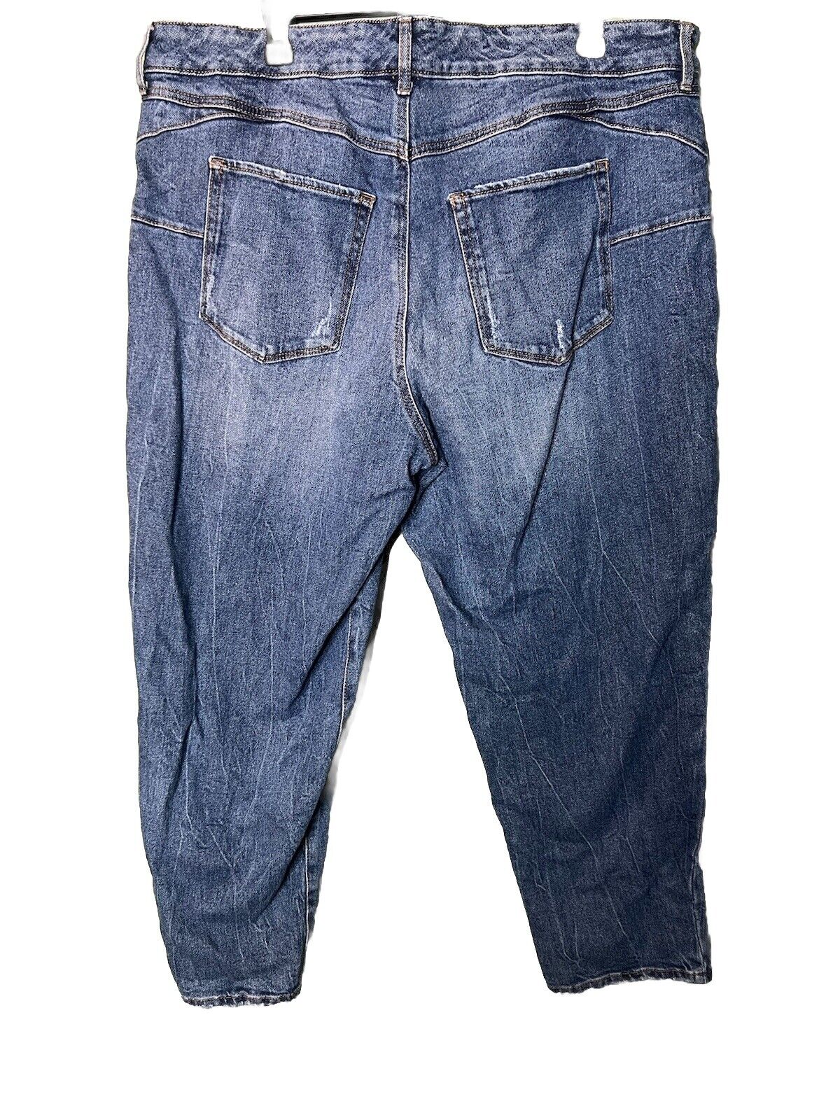 Terra & Sky Boyfriend Women's size 18W Dark Wash Blue Denim jeans
