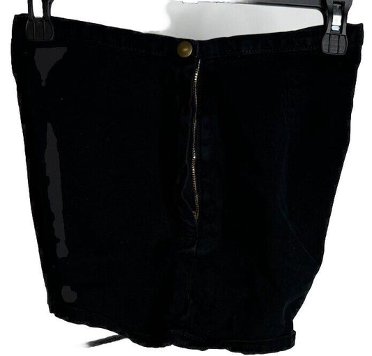DENIM by American Apparel Black Shorts with side zipper Size 26/27