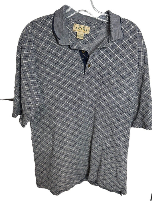 Izod Polo Shirt Mens Size Large Short Sleeve Golf