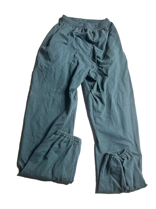 Vintage Russell Athletic Sweatpants Small Green Elastic Waistband