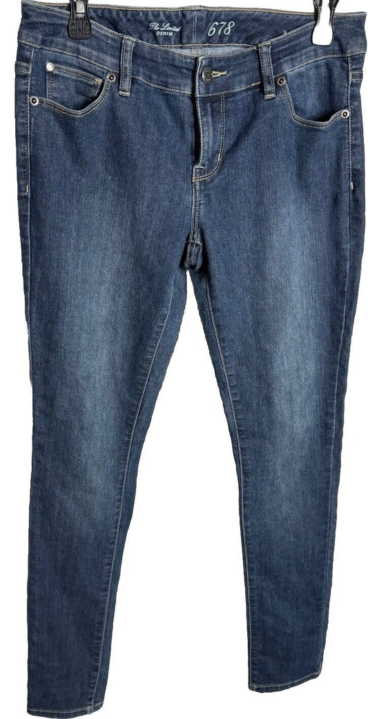 The Limited Denim 678 Women's Size 6 Blue Bootcut Dark Wash Stretch Denim Jeans