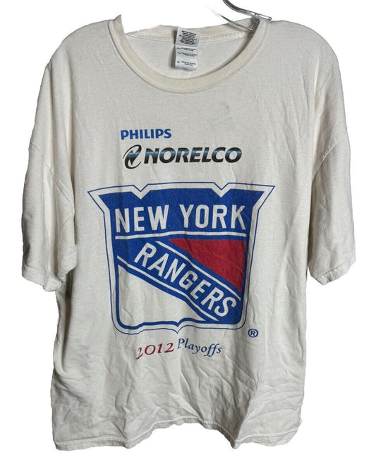 NEW YORK RANGERS  T SHIRT 2012 PLAYOFFS SIZE XL