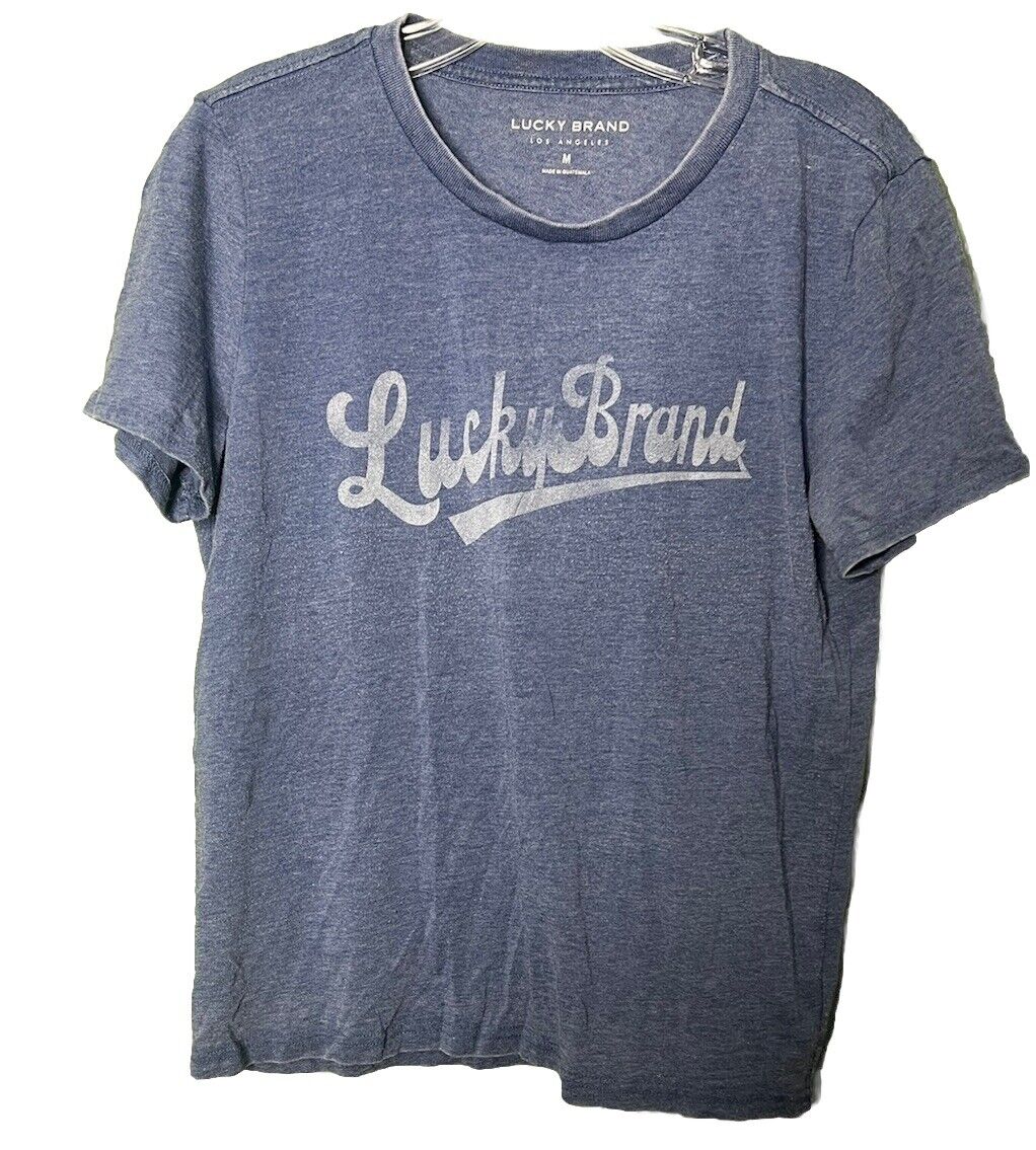 Lucky Brand T Shirt Mens Size M Short Sleeve Crew Neck Casual