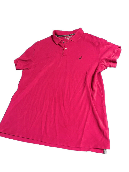 NAUTICA Men’s Performance Deck Shirt Sz 2XL ClassIC FIT pink