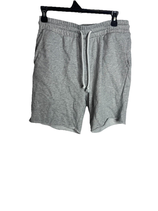 H&M Shorts Mens Medium Gray Drawstring Pockets Sweats Pull On Casual