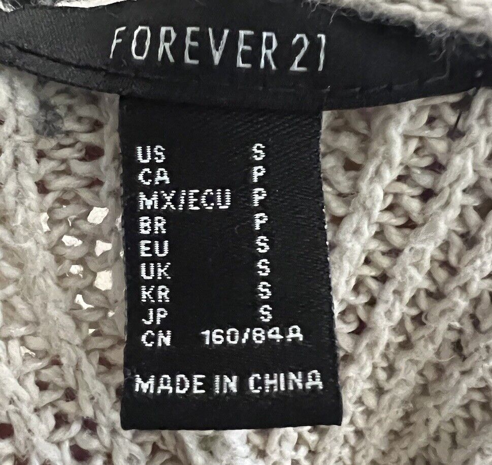 Forever 21  open front cardigan size Small