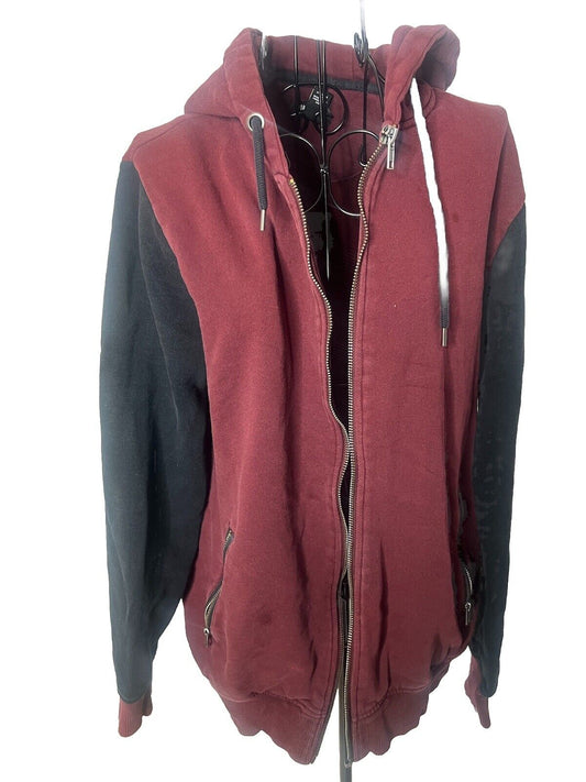 Forever21 + Mens Small full zip hoodie Jacket Sweater