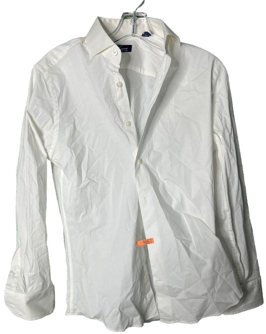 Lugano Dress Shirt Mens 14.5  Button Up