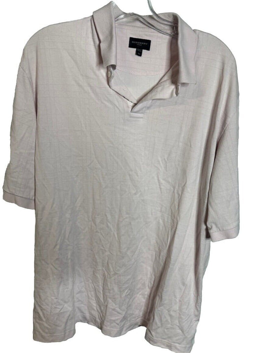 Burberry Golf Polo Men's XL  Short Sleeve Shirt Made In Italy