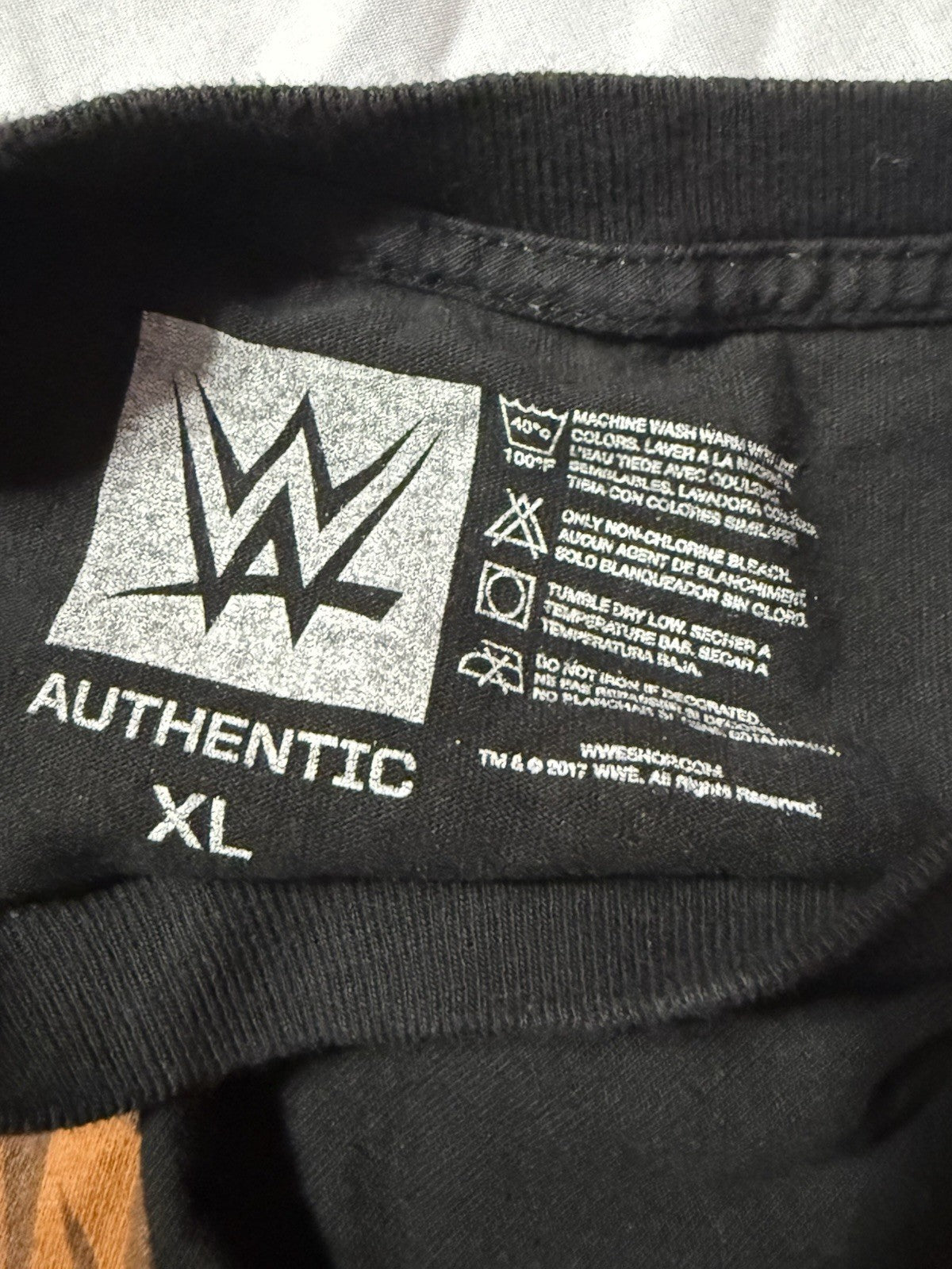 2017 WWE Mens XL Be Miz Cuz I’m Awesome T-Shirt Pro WRESTLING Graphic Tee Black
