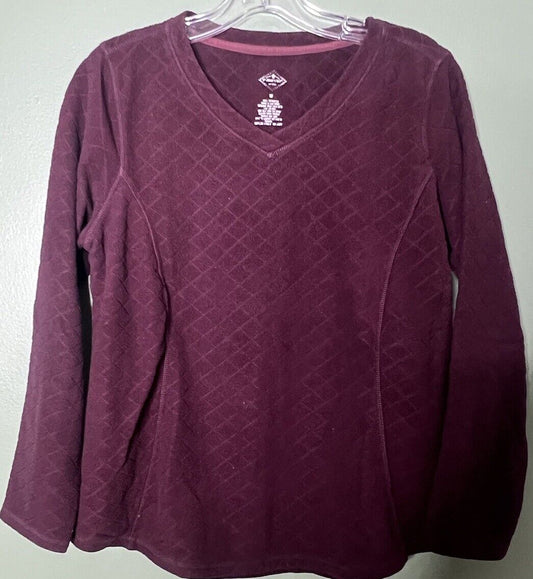 St John'sBay Active Long Sleeve V-Neck Pullover Size Medium