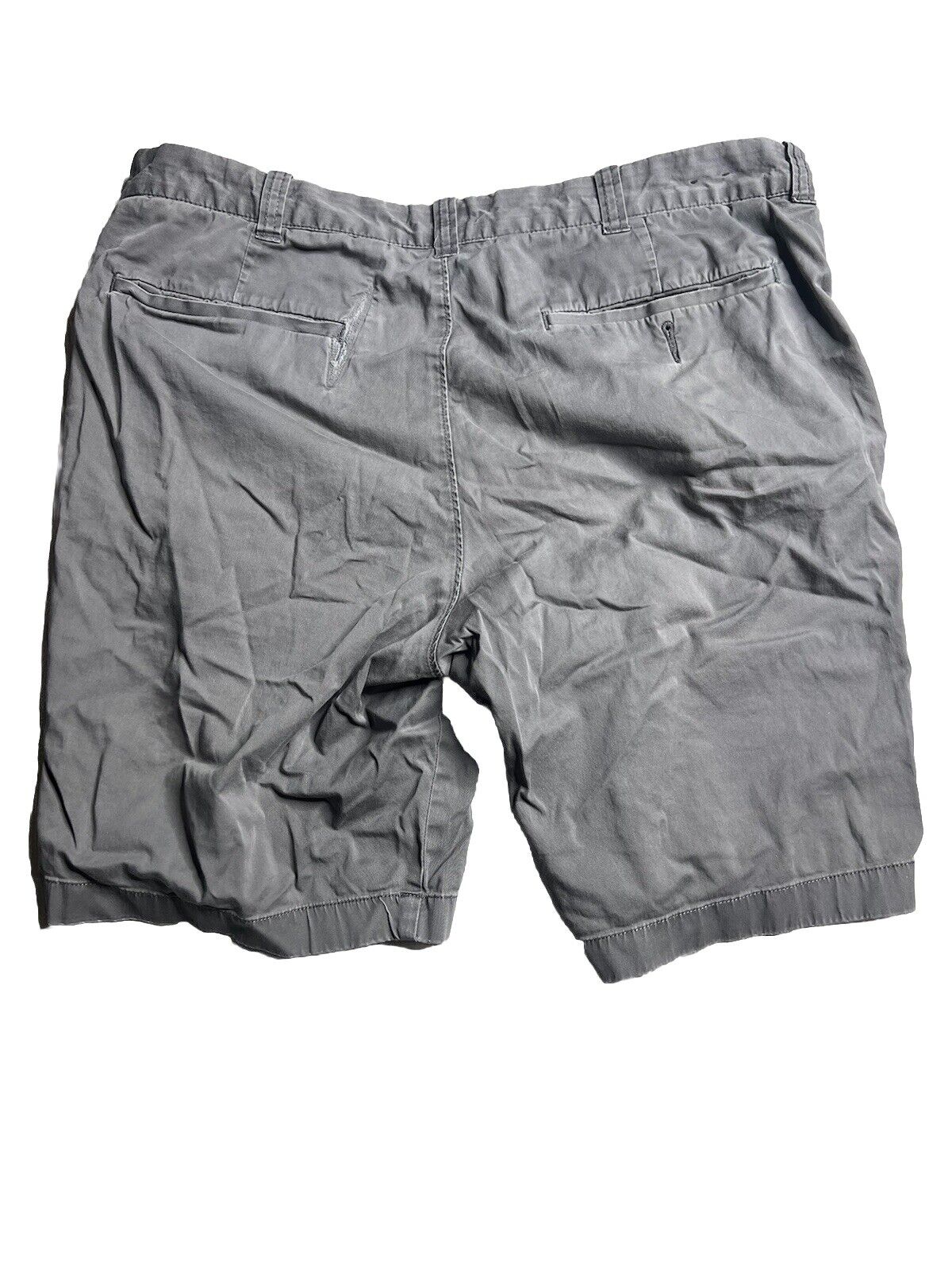 J. Crew Shorts Mens 35 Straight Leg Flat Front Slash Pocket/ Some Wear And Tear