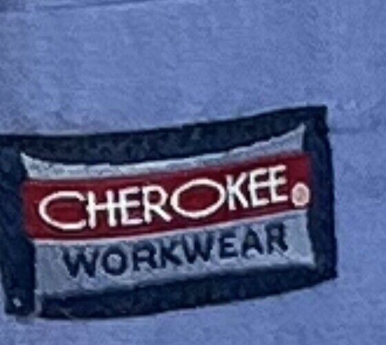 Cherokee Women's Workwear Elastic Waist Cargo Scrubs Pant  Medium