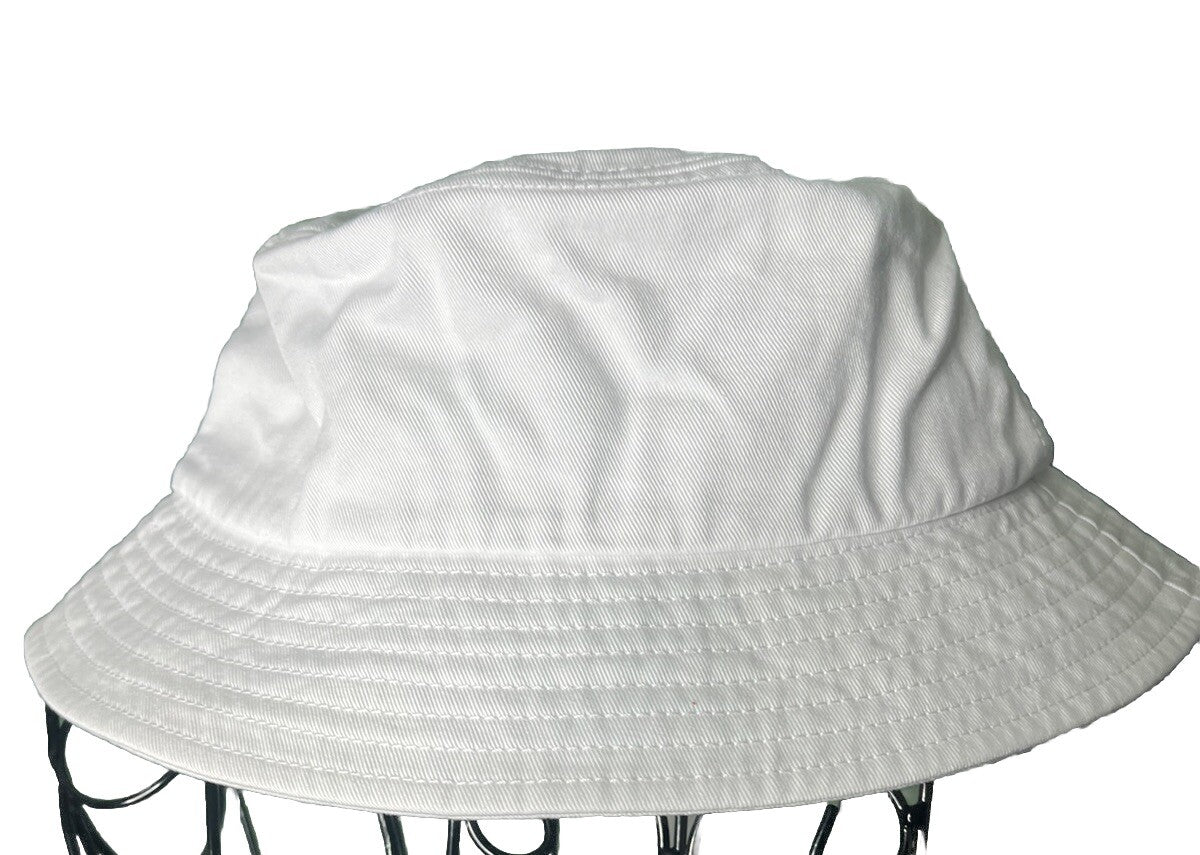 NWT Madewell Washed Canvas Bucket Hat Eyelet White