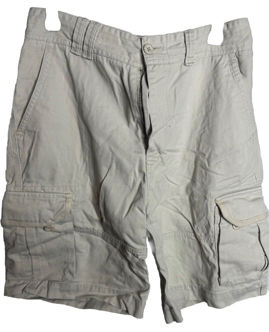 Smith's Shorts Men's 34 Workwear Nylon Tan Khaki Performance Cargo
