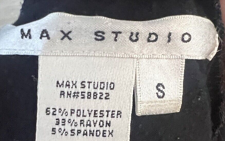 Max Studio Womens Size Small Black