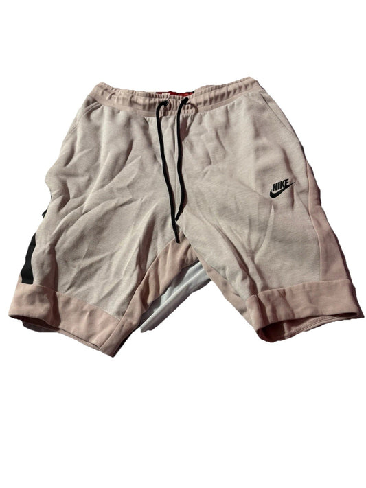 Nike Shorts Mens Small Light Pink Tech Pack Fleece 2.0 Slim Fit Tapered Men