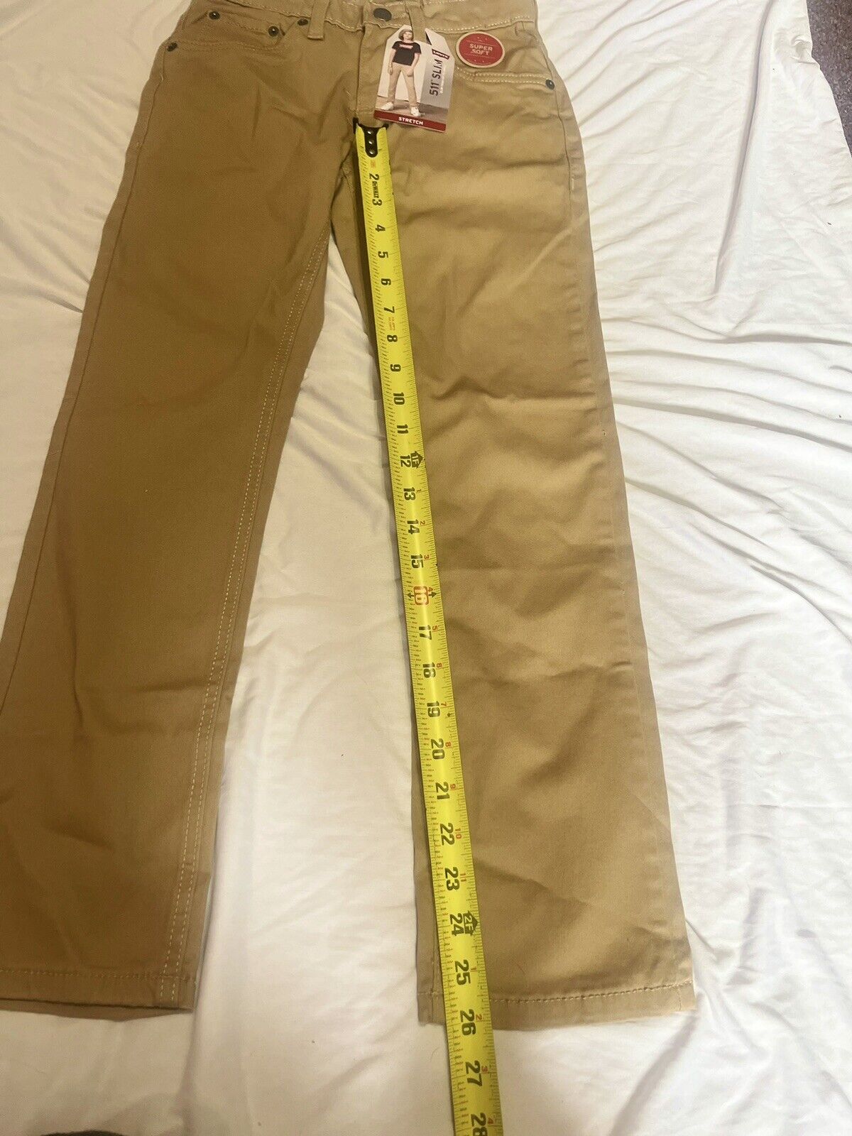 Levi’s 511 Slim, Size 10 Reg, 25x26, Boys Beige Jeans, Brand New, Never Worn,