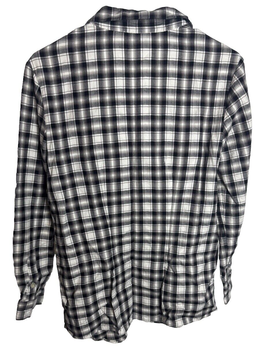 Isabella Oliver Womens 2 Blouse Shirt Top Plaid Check Button