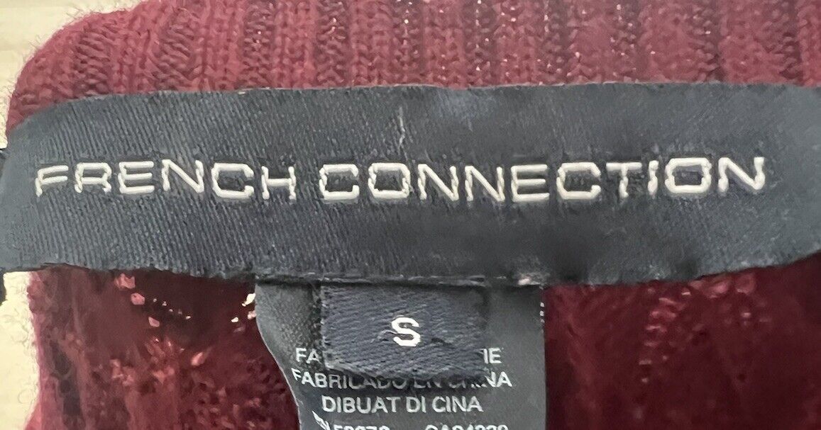 French Connection Red Sweater Womens Small
