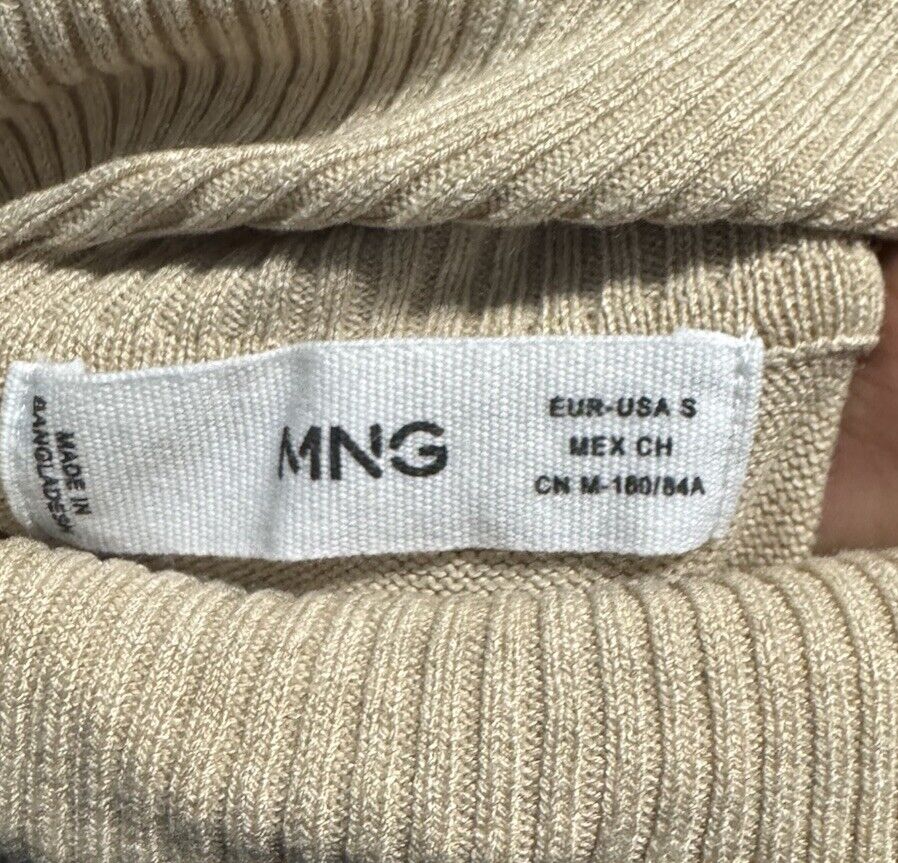 MNG Top Short Sleeve Casual 100% Cotton Women’s Size Small