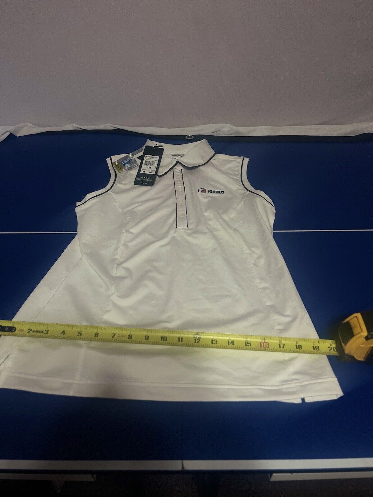 Adidas Women’s Golf Shirt, Size Medium, Clima Cool, White Shirt, High Quality