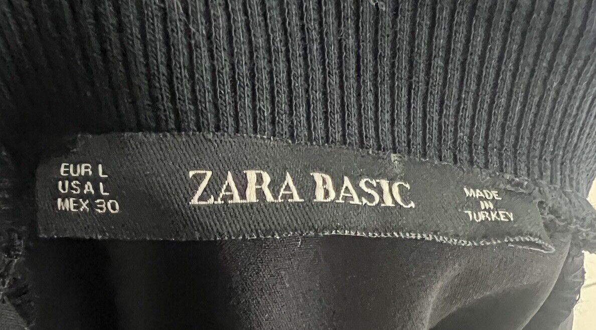 Zara Women's Zipper Front Hoodie Size Large