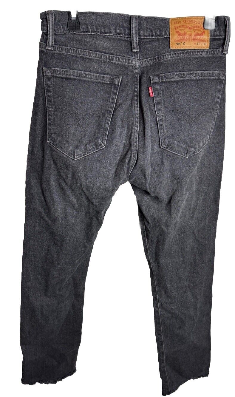 Levi's 505 Mens Jeans sz 31x32 Denim Straight Leg Medium Wash Regular Fit