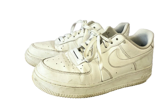 Air Force One Sneakers,Womens Size 8.5, White Leather,Good Condition,Great Deal
