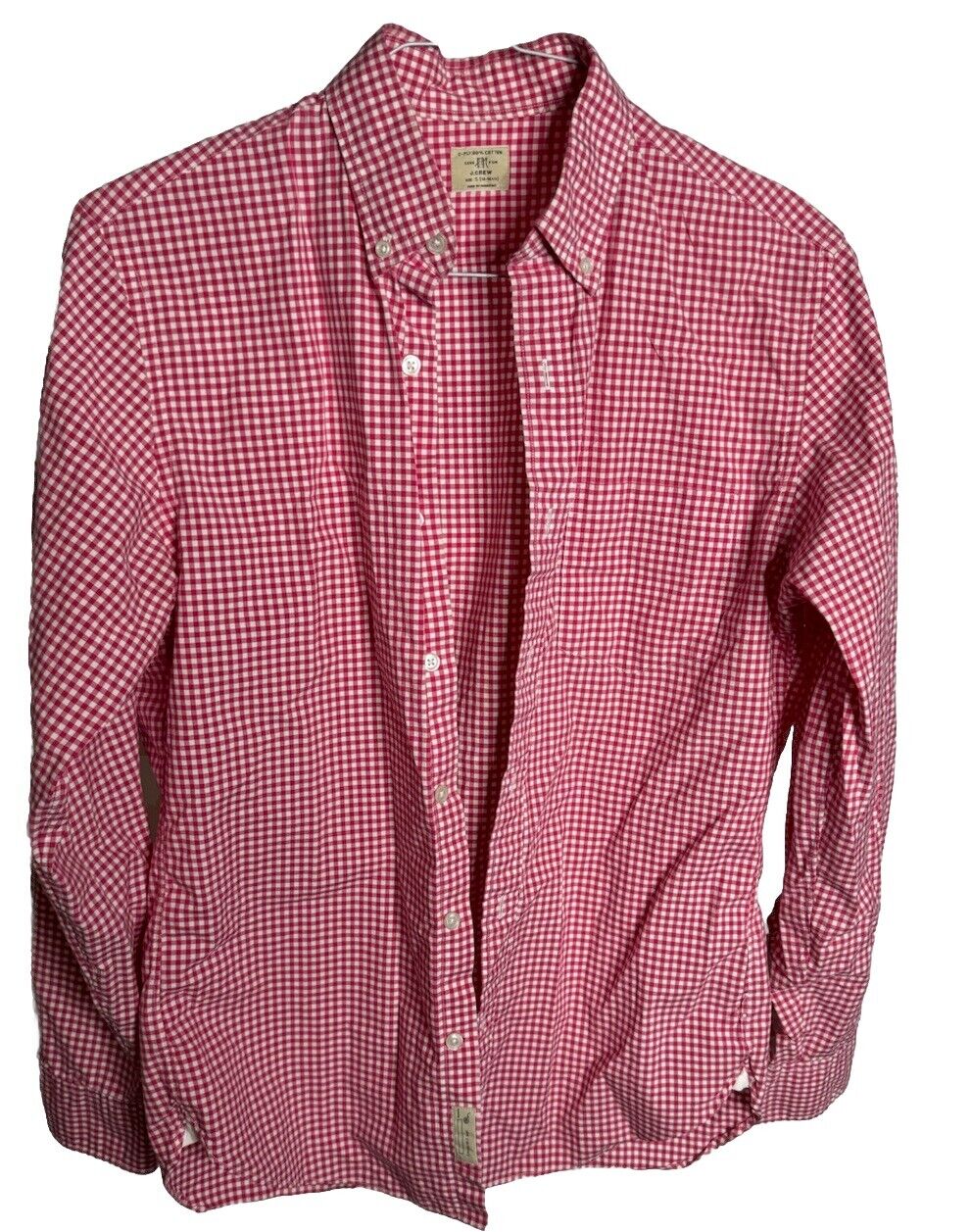 J Crew Mens Button Down Shirt Size S 14-14.5