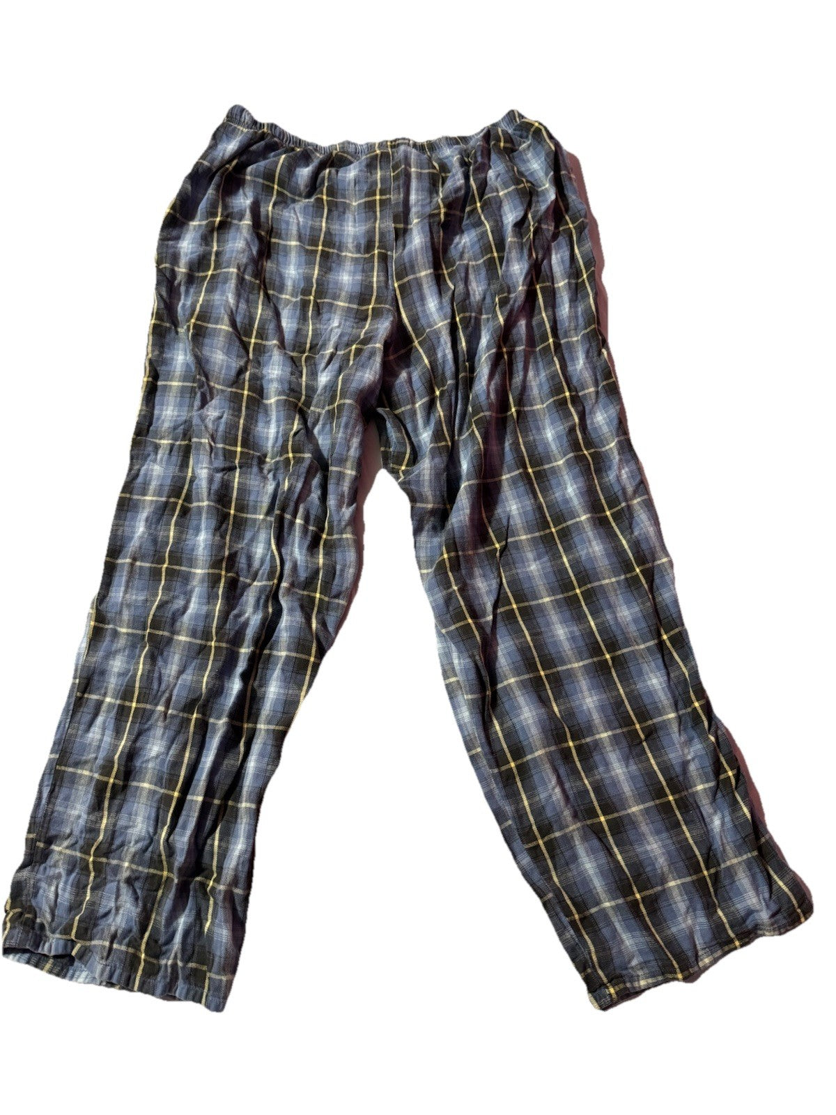 Faded Glory Men Plaid Pants, Men’s Size L, Great Find Good Condition