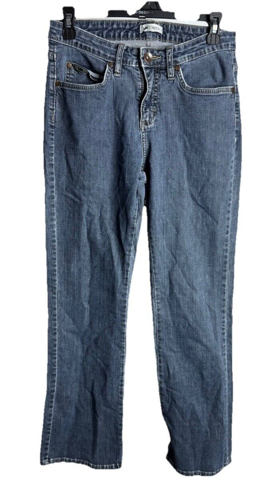 Lee Jeans Womens Size 8 Short Blue Denim Stretch Straight Leg