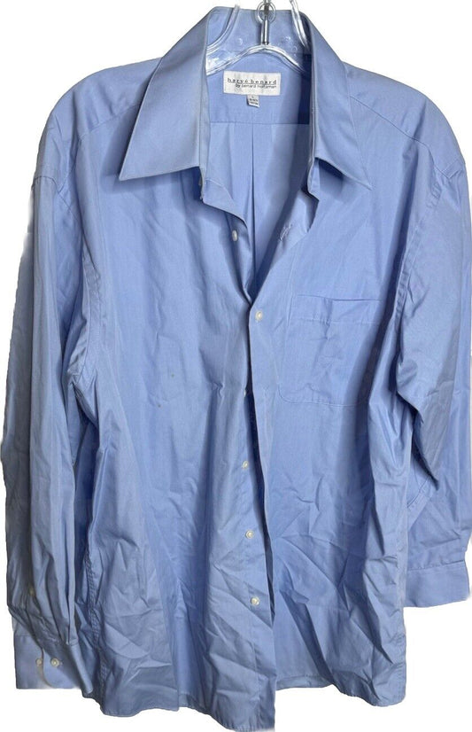 HARVE BENARD BY BENARD HOLTZMAN Longsleeve Vintage Button Down 16-16.5 32/33
