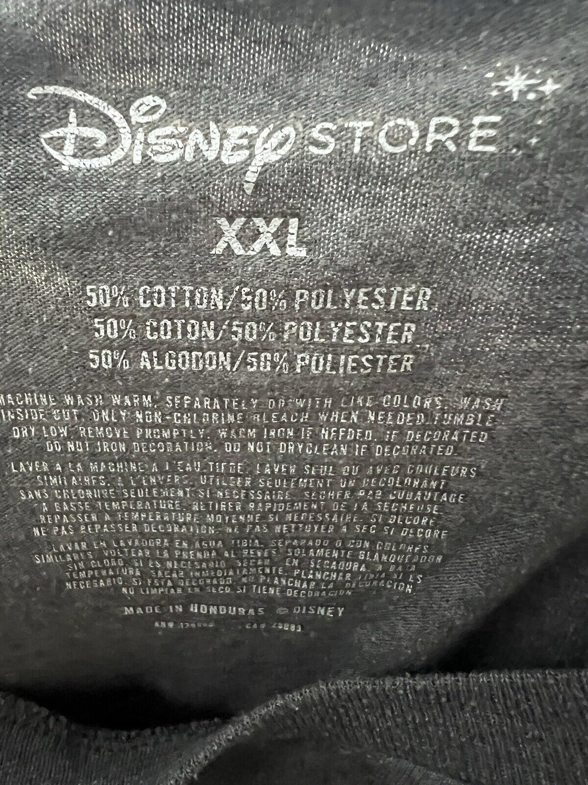 Disney Mickey Mouse Classic Distressed Men's Charcoal Snow Heather T-Shirt