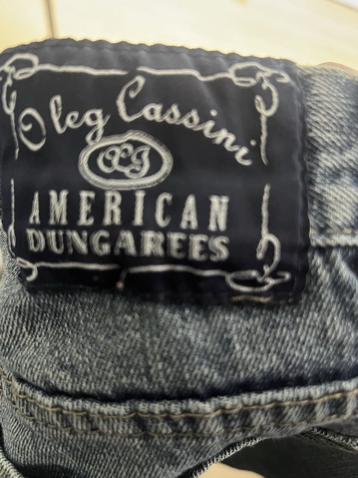 Oleg Cassini Blue Jeans Men's 32x31 Relaxed American Dungaree Great